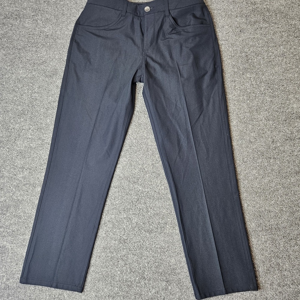 Vuori Mens Meta Pants Size 30x26 Navy Blue Technical Wicking Quick Dry